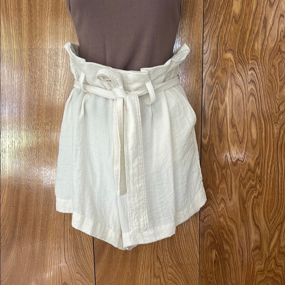A New Day Cream High-Waist Shorts